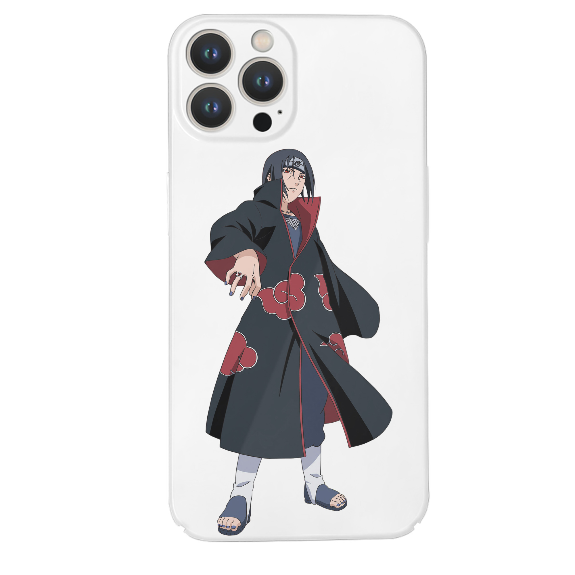 （画像用） NARUTO -ナルト- うちは イタチ Uchiha Itachi 【iPhone 14シリーズ対応】ハードケース